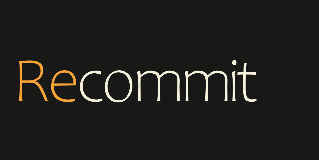 Recommit